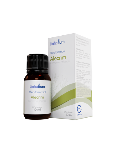 Óleo Essencial Alecrim | Para cansaço e fadiga mental | Linhahum | 10ml