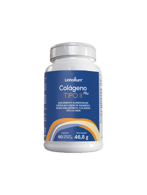 Colágeno Tipo 2 Plus | Colágeno para articulação | Linhahum | 60 cápsulas