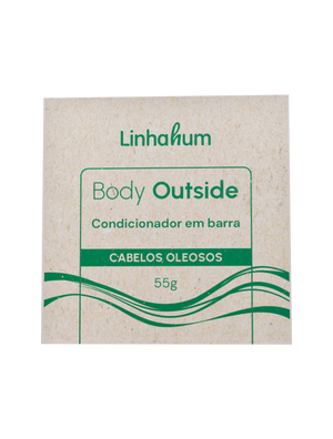 Condicionador Hidratação Profunda | Condicionador para cabelos oleosos | Linhahum | Body Outside | 55g