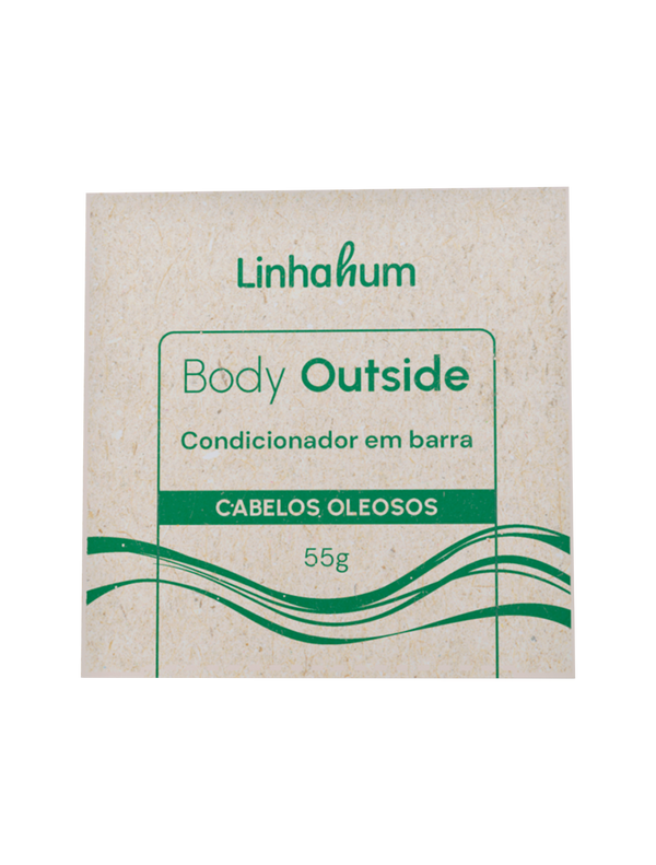 Condicionador Hidratação Profunda | Condicionador para cabelos oleosos | Linhahum | Body Outside | 55g
