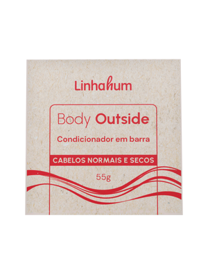 Condicionador Hidratação Suave | Condicionador em Barra | Linhahum | Body Outside | 55g