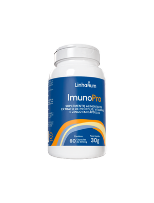 ImunoPro | Suplemento com própolis verde | Linhahum | 60 cápsulas