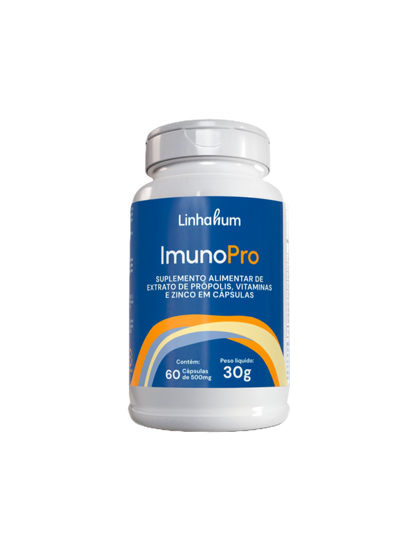 ImunoPro | Suplemento com própolis verde | Linhahum | 60 cápsulas