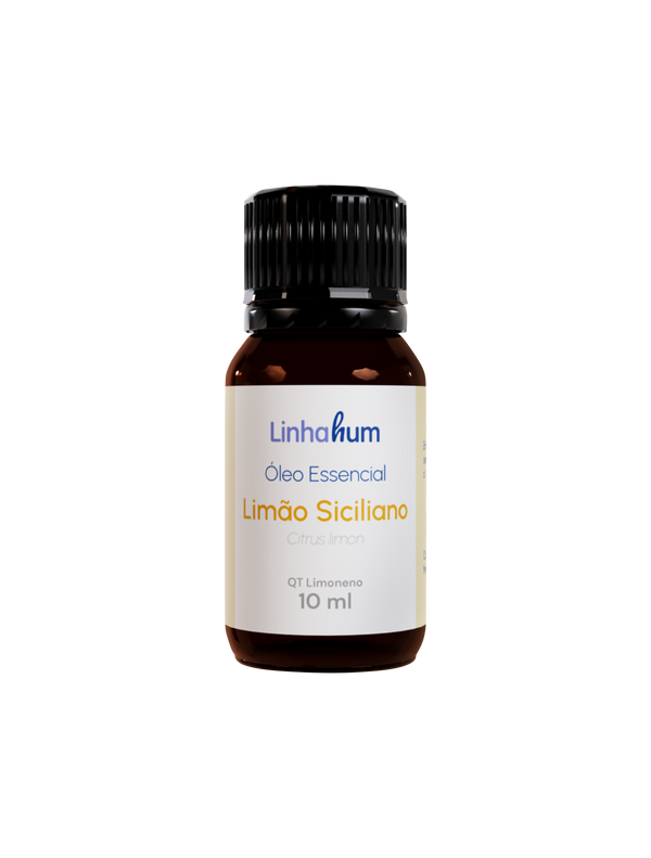 Óleo Essencial Limão Siciliano | Revigorante | Linhahum | 10ml