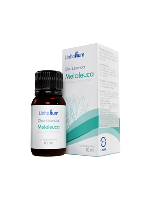 Óleo Essencial de Melaleuca | Fungicida e Imunoestimulante | Linhahum | 10ml