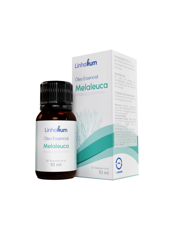 Óleo Essencial de Melaleuca | Fungicida e Imunoestimulante | Linhahum | 10ml