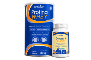 Kit Essencial: ProtinaWhey + Ômega 3 Super