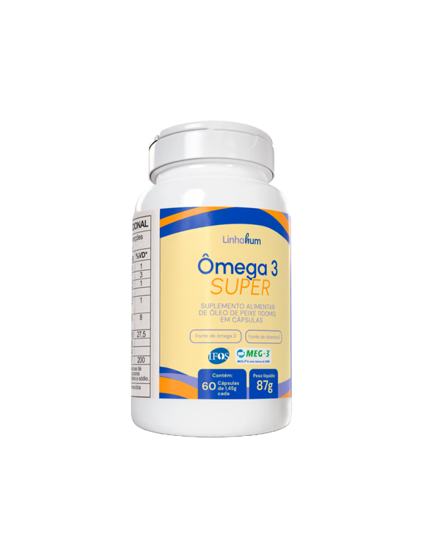 Ômega 3 Super | Linhahum | 60 cápsulas
