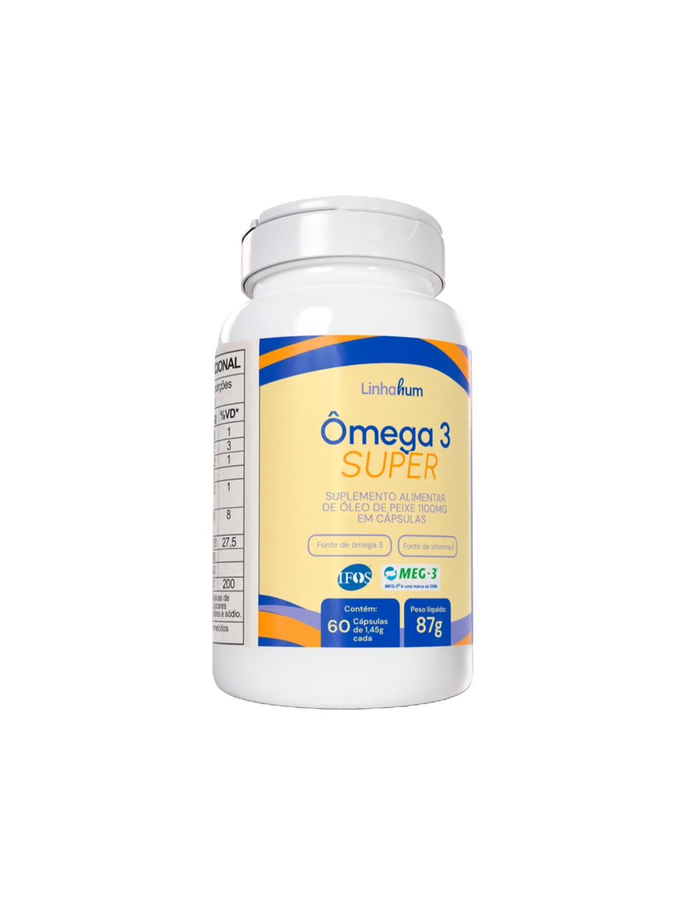Ômega 3 Super | Linhahum | 60 cápsulas
