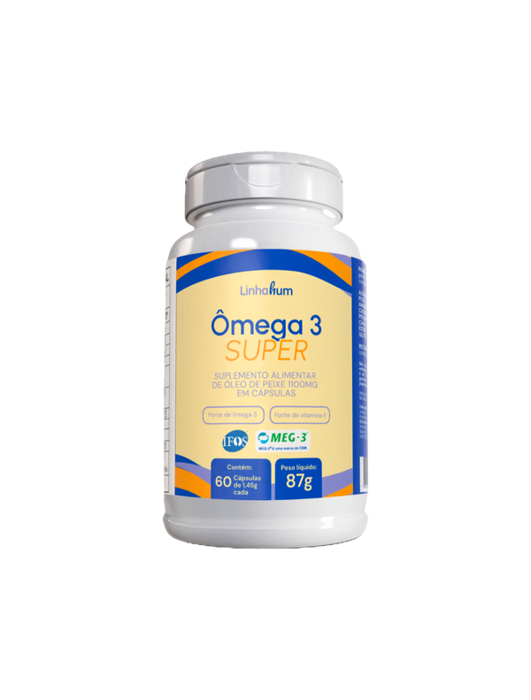 Ômega 3 Super | Linhahum | 60 cápsulas