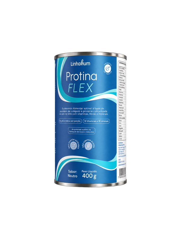 Protina Flex | Suplemento Proteico com vitaminas | Linhahum | 400g