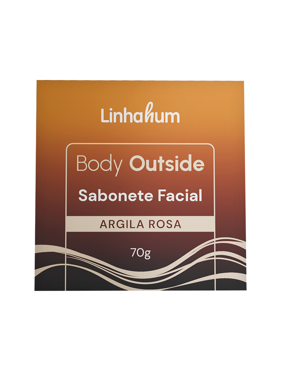 Sabonete Facial de Argila Rosa | Skincare | Linhahum | Body Outside | 70g