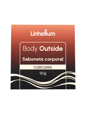 Sabonete Corporal | Cúrcuma | Linhahum | Body Outside | 90g