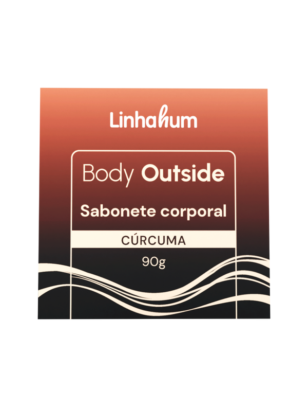 Sabonete Corporal | Cúrcuma | Linhahum | Body Outside | 90g