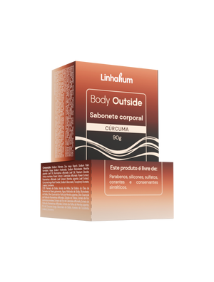 Sabonete Corporal | Cúrcuma | Linhahum | Body Outside | 90g