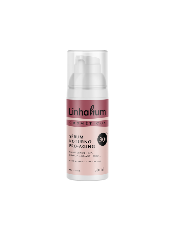 Sérum Noturno Pro-Aging Linhahum 30ml