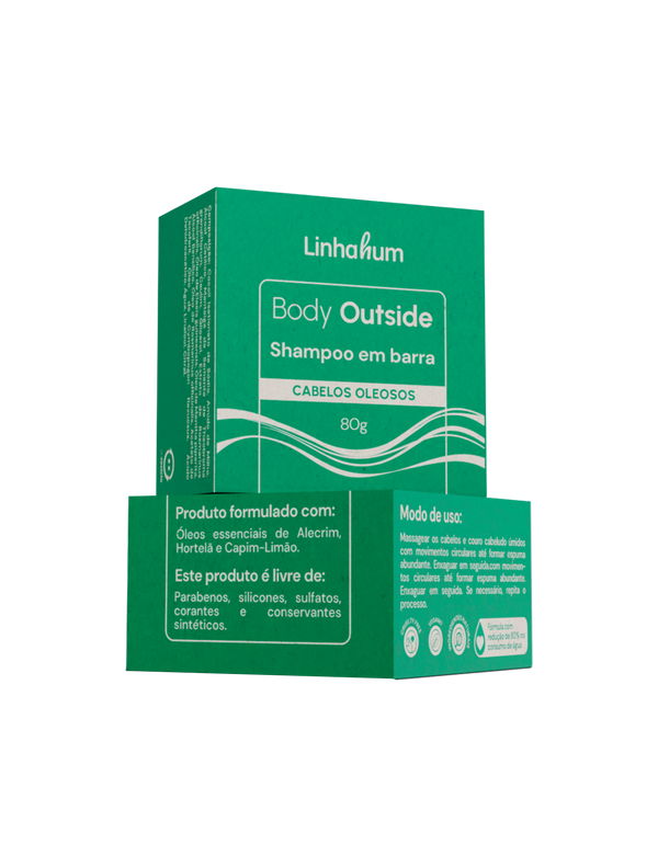 Shampoo para Cabelos Oleosos | Linhahum | Body Outside | 80g