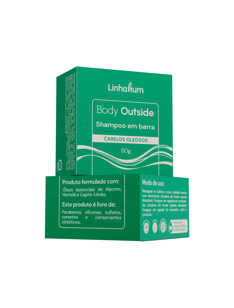 Shampoo para Cabelos Oleosos | Linhahum | Body Outside | 80g