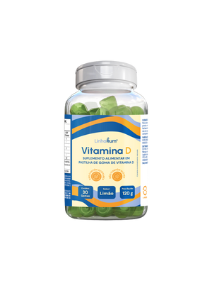Suplemento de Vitamina D | Linhahum | 30 gomas.