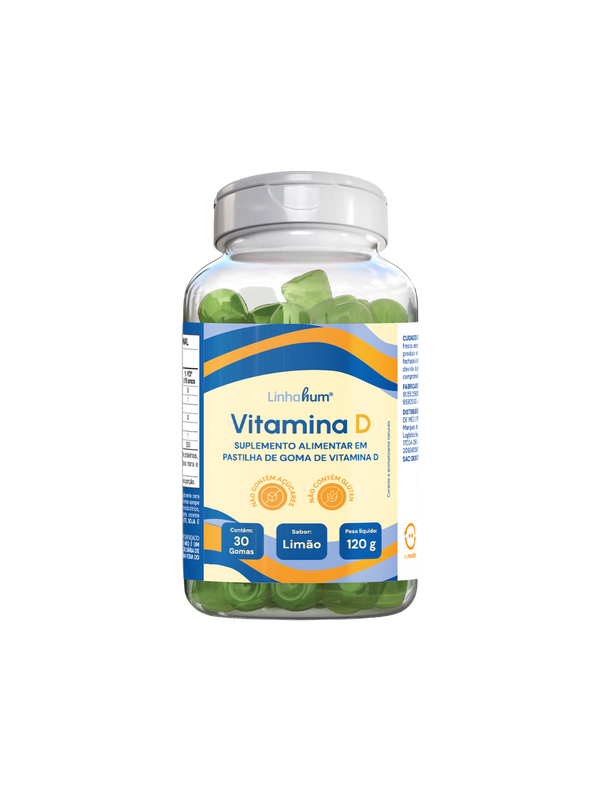 Suplemento de Vitamina D | Linhahum | 30 gomas.