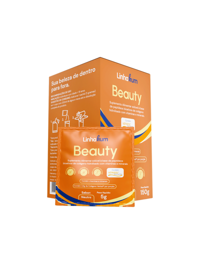 Beauty | Colágeno Verisol® | Linhahum | Caixa com 30 Sachês | Sabor Neutro