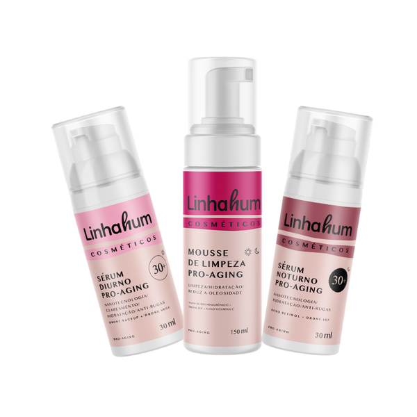 Compre o KIT Sérum Diurno + Sérum Noturno e Ganhe o Mousse de Limpeza